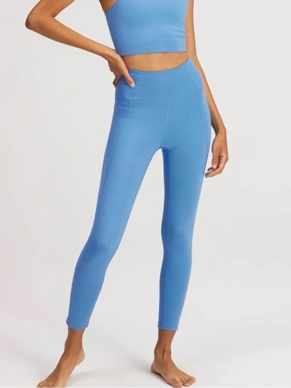 Girlfriend Collective Compressive High Rise Leggings in Haze XS